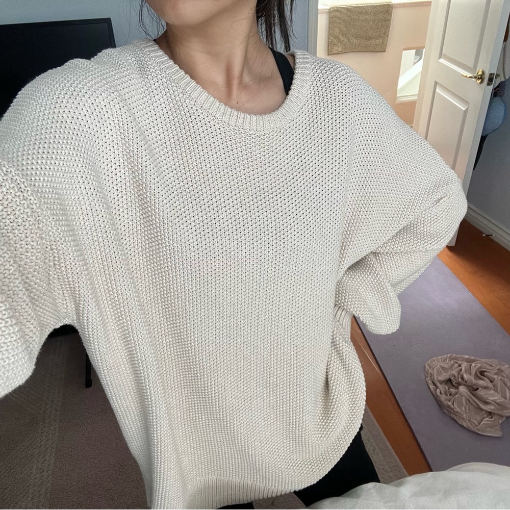 OATMEAL OVERSIZED SWEATER